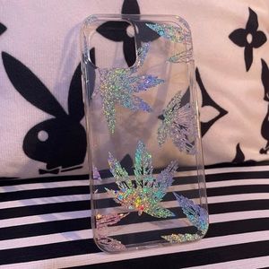 IPHONE 12/12PRO HOLOGRAPHIC LEAF CASE